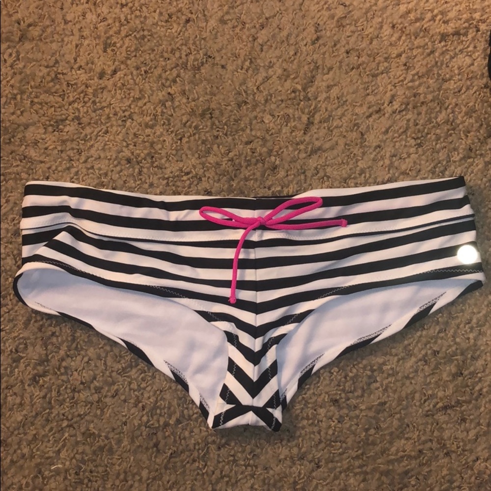 Roxy striped bikini bottoms